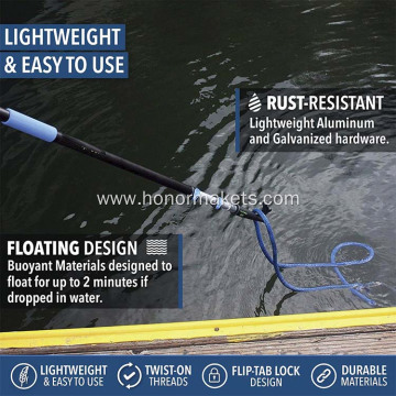 Hot Sale Telescoping Boat Hook Pole Extendable Handle Plastic Attachment For Extension Pole